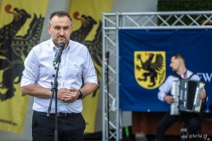 Wiceprezydent Gdyni Tomasz Augustyniak (fot. Piotr Żagiell)