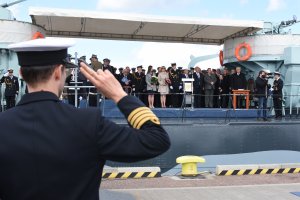 Przekazanie obowiązków dowódcy COM-DKM odbyło się na okręcie muzeum ORP „Błyskawica” // fot. Jan Ziarnicki