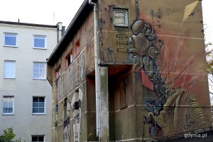 Futurystyczny mural #wGdyni 