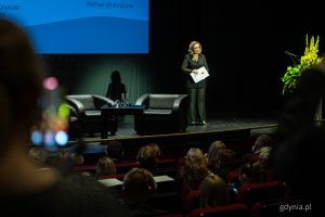 Marta Chełkowska. Gala wręczenia nagród Gryfów Pomorskich za rok 2024 połączona z obchodami Światowego Dnia Turystyki w Operze Bałtyckiej w Gdańsku (fot. Kamil Złoch)