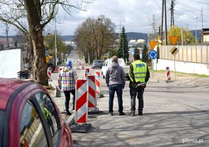 Już rozpoczęły się prace przy rondzie na skrzyżowaniu ulic Puckiej–Unruga–Czernickiego-Złotej, fot. Kamil Złoch