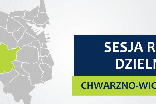 Mapa Gdyni z zaznaczoną na zielno dzielnicą Chwarzno-Wiczlino.