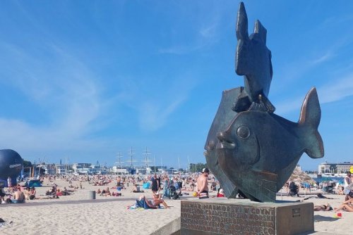 Plaża Śródmieście (fot. Ewa Oleszczuk z naszej grupy Fb Gdynia w obiektywie)