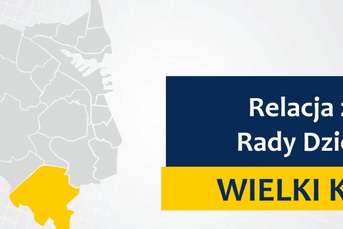 Mapa Gdyni z zaznaczoną na żółto dzielnicą Wielki Kack.
