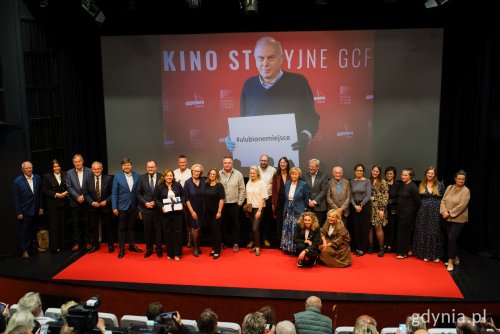 Ceremonia nadania Gdyńskiemu Centrum Filmowemu imienia Leszka Kopcia (fot. Paweł Budziński)