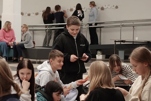 Spotkanie w Muzeum Emigracji, zorganizowane z inicjatywy młodzieży II i III LO w Gdyni (fot. archiwum II LO w Gdyni)