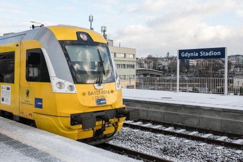 Przystanek Gdynia Stadion, który ma być poddany przebudowie (fot. Karol Stańczak)