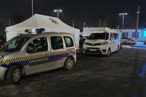 W weekend przy gdyńskim dworcu ponownie zostanie uruchomiony doraźny punkt pomocy humanitarnej i medycznej (fot. Grupa Ratownictwa Specjalnego PCK Trójmiasto)