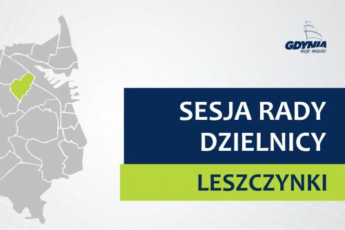 Mapa Gdyni z zaznaczoną na zielno dzielnicą Leszczynki.