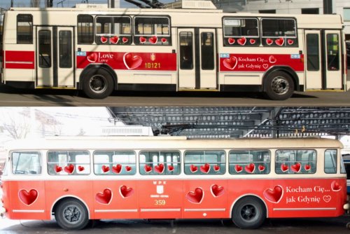 Na walentynkowej linii 326 będą kursować zabytkowe trolejbusy (fot. materiały prasowe)