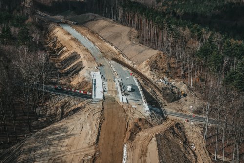 Prace na Obwodnicy Witomina (fot. Marcin Mielewski, ZDM w Gdyni)
