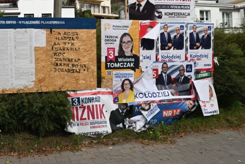 Przypominamy najważniejsze zasady wywieszania plakatów i haseł wyborczych // fot. Z. Gołąb