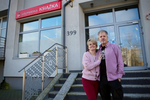 Liliana Poszumska i Arkadiusz Wójcik, właściciele Centrum Języka Hiszpańskiego „La Mancha” // fot. materiały Gdyńskiego Centrum Wspierania Przedsiębiorczości