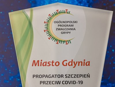 Gdyni przyznano tytuł „Propagatora szczepień przeciw COVID-19” w ogólnopolskim konkursie Samorządowy Lider 2021 // fot. Marcin Mielewski