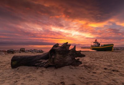 Orłowska plaża (fot. Iza Kicińska // zdjęcie z naszej grupy Gdynia w obiektywie)