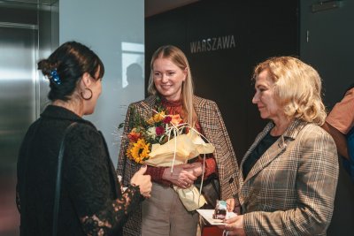 Premiera pierwszej części kampanii „Poczuj więcej z Agnieszką Cegielską poza sezonem”. Na zdjęciu m.in. ambasadorka kampanii Agnieszka Cegielska i Marta Chełkowska, prezes PROT i dyrektor Departamentu Turystyki i Sportu Urzędu Marszałkowskiego (fot. Wiesław Pietroń)