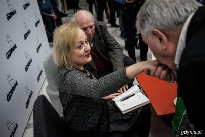 Spotkanie z autorką książki odbyło się w Muzeum Miasta Gdyni. Fot. Dawid Linkowski