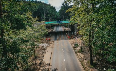 Prace na budowie Obwodnicy Witomina (fot. Marcin Mielewski, ZDIZ Gdynia)