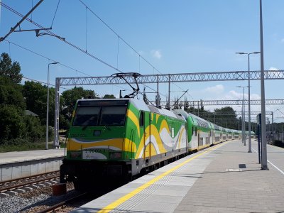 Pociąg „Słoneczny” (na zdjęciu) wyruszy 24 czerwca//fot. mat. prasowe Kolei Mazowieckich
