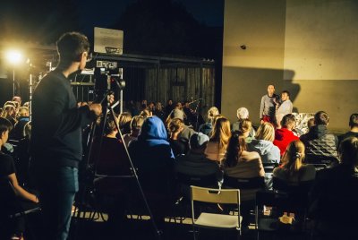 Zdjęcie ze spektaklu „Świadek” wystawianego podczas zeszłorocznej edycji festiwalu (fot. Krzysztof Winciorek) 