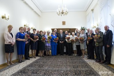 Uroczystość wręczenia medali w USC w Gdyni za Długoletnie Pożycie Małżeńskie // fot. Przemysław Kozłowski