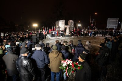 Co roku, 17 grudnia organizowane są uroczystości ku pamięci ofiar Grudnia '70, fot. Dawid Linkowski