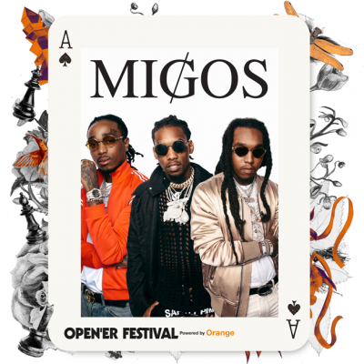 Migos kolejnymi gwiazdami tegorocznego Open'er Festival w Gdyni, fot. facebook.com/OpenerFestival