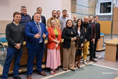 Uroczysta inauguracja kolejnej kadencji Rady ds. Mężczyzn w Urzędzie Miasta Gdyni z udziałem prezydent Aleksandry Kosiorek (fot. Waldemar Ulanowski)