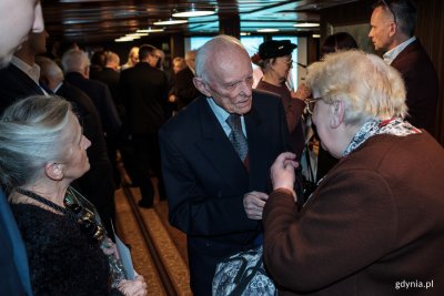 Urodziny Jerzego Grzywacza na pokładzie ORP 