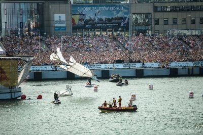 Ostatni Konkurs Lotów Red Bull odbył się w Gdyni w 2015 roku // fot. Sebastian Wolny / Red Bull Content Pool