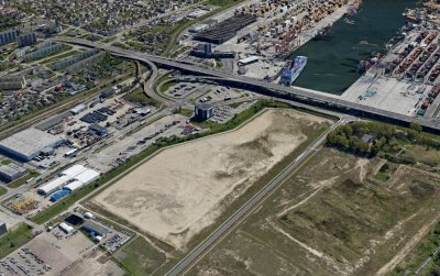 Tereny portowe, na których powstanie droga techniczna, fot. MGGP Aero / gdynia.polska3d.pl