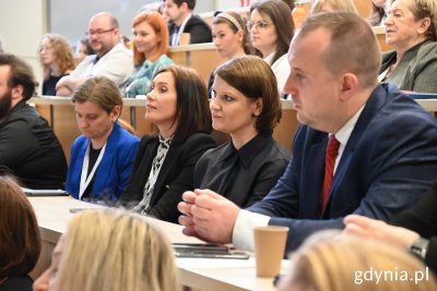 W konferencji wzięła udział m.in. wiceprezydentka Gdyni Katarzyna Gruszecka-Spychała (fot. Magdalena Śliżewska)