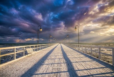 Molo w Orłowie (fot. Kamil Targoński // zdjęcie z naszej grupy Gdynia w obiektywie)