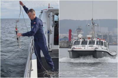 Motorówki hydrograficzne w akcji, fot. mł. chor. mar. Maciej Kotkiewicz