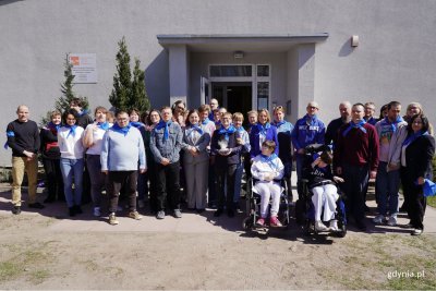 Prezydent Gdyni Aleksandra Kosiorek odwiedziła Centrum Aktywizacji Zawodowej i Społecznej dla Dorosłych Osób z Autyzmem (fot. Magdalena Starnawska)