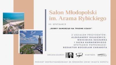 Grafika promująca 88. spotkanie Salonu Młodopolskiego im. Arama Rybickiego // materiały prasowe