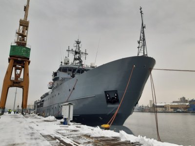 ORP „Kadm. Xawery Czernicki” przeszedł gruntowny remont w gdyńskiej Stoczni Wojennej // fot. materiały PGZ Stocznia Wojenna w Gdyni