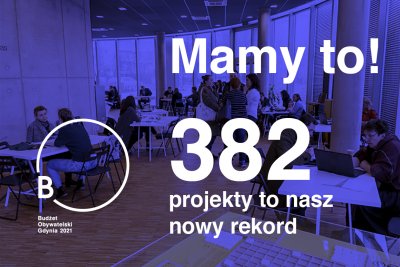 Grafika gdyńskiego Budżetu Obywatelskiego// materiały Laboratorium Innowacji Społecznych