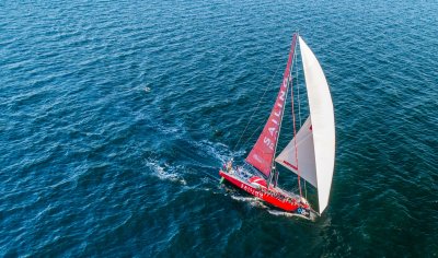 Jacht VO65 Sailing Poland w drodze z Gdyni na Bornholm. Fot. Dzida film sudio - Łukasz Baliński