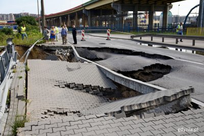Uszkodzenia po czerwcowej ulewie, fot. Paweł Kukla