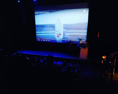 Start rakiety Falcon Heavy w PPNT Gdynia. Fot. Katarzyna Czapiewska