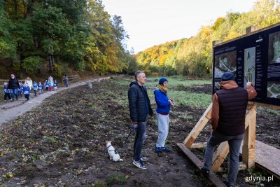 Dyżur konsultacyjny w sprawie zagospodarowania przestrzennego Polanki Redłowskiej. Fot. Przemysław Kozłowski
