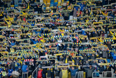 Łączna liczba kibiców #naStadionie Miejskim #wGdyni sięga w tym sezonie 200 tysięcy (fot. Sławomir Ptasznik/arka.gdynia.pl)
