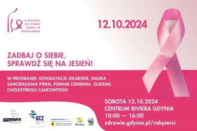 Plakat akcji „Zadbaj o siebie – sprawdź się na jesień!” (materiały prasowe)