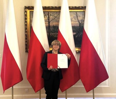 Katarzyna Karczewska tuż po otrzymaniu nominacji (fot. archiwum prywatne)