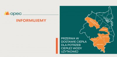 Przez 5 czerwcowych dni mieszkańcy 6 dzielnic Gdyni będą pozbawieni ciepłej wody. Mat. pras. OPEC sp. z o.o.