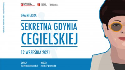 Grafika promująca grę miejską „Sekretna Gdynia Cegielskiej” // materiały prasowe