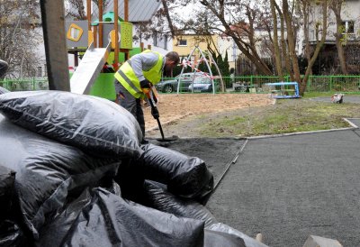 Plac zabaw przy ulicy Stolemów na Wielkim Kacku już niedługo zapełni się dziećmi, fot. Lechosław Dzierżak