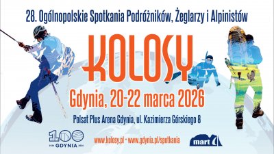 28. Ogólnopolskie Spotkania Podróżników, Żeglarzy i Alpinistów – Kolosy odbędą się w dniach: 20-22 marca w Polsat Plus Arena Gdynia (fot. materiały prasowe)
