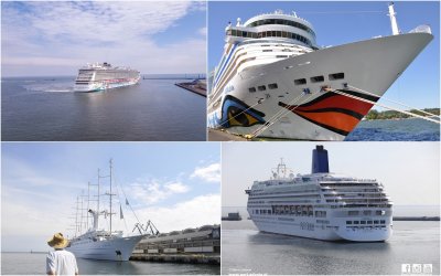 Norwegian Getaway, AIDA, Wind Surf i Aurora 
